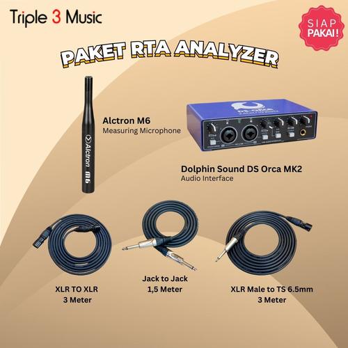 Jual Paket RTA Pengukuran Speaker Real Time Analyzer Soundcard Dolphin ...