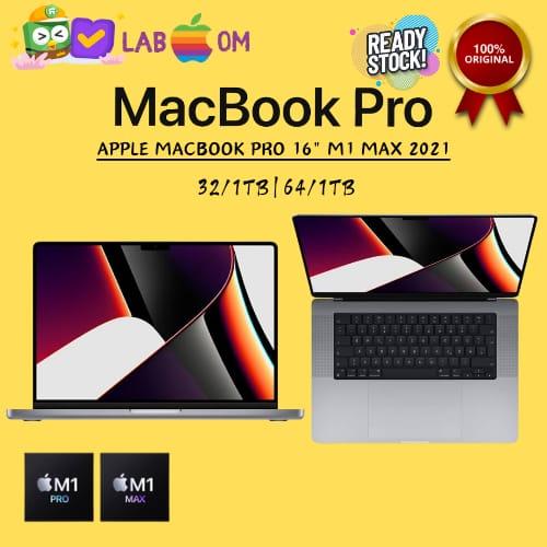 Jual Apple Macbook Pro 16" M1 Max 2021 10Core CPU - 32Core GPU 64/1TB ...