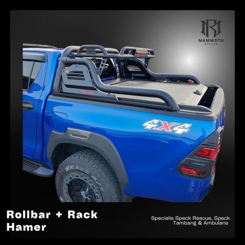 Promo paket tutup bak rollerlid & rollbar + rack hilux triton ranger ...