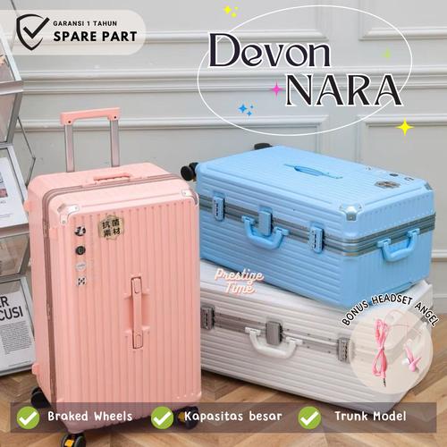 Promo Koper Kabin Cabin Bagasi 20 28 Inch Devon Nara Series Luggage Suitcase Nara 20" Blue