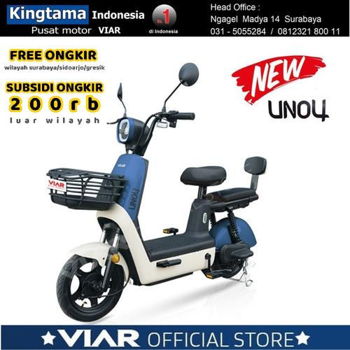 Sepeda Listrik VIAR UNO3 PROMO ORIGINAL New UNO4 Merah, Sby Sda  Gresik di Motor Viar Indonesia Tokopedia