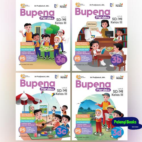 Jual BUKU BUPENA 3A 3B 3C 3D SD/MI KELAS 3 KURIKULUM MERDEKA - BUPENA ...