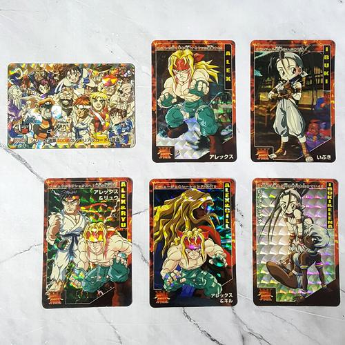 Jual CARDDASS Street Fighter III & ZERO 2 [6/SET] SF 3 Alex Gill Elena ...
