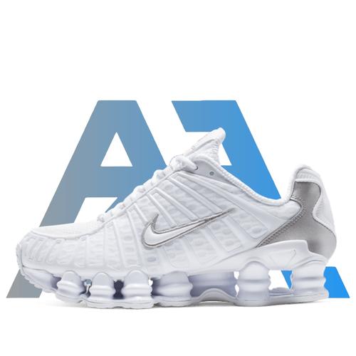 Jual Sepatu Nike Shox TL White Silver 100% Original BNIB silver