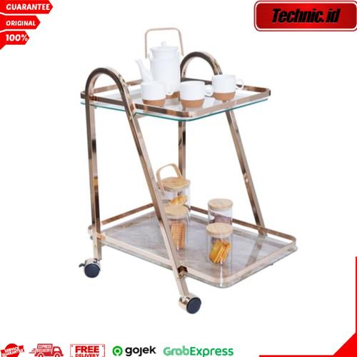 Trolley Informa Promo Informa Narnia Rak Troli Dapur Marble 2 Tingkat Narnia Kitchen ...