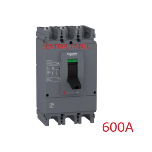 Jual MCCB Schneider NFB Breaker EZC 630N EZC630N 3P 600A 600 A ...