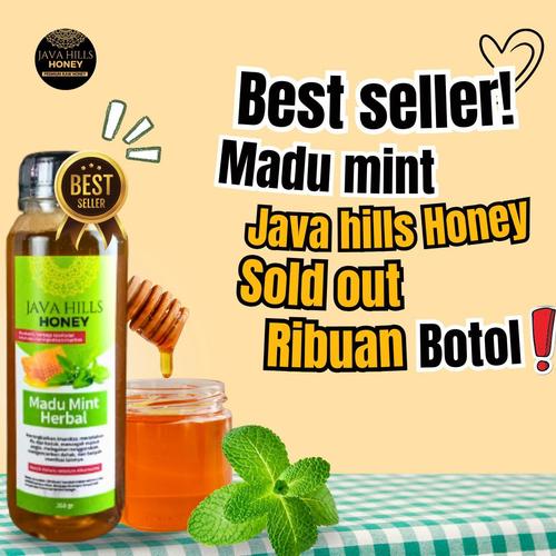 Jual Madu mint java hills honey ukuran 320 gram / madu herbal spesialis ...