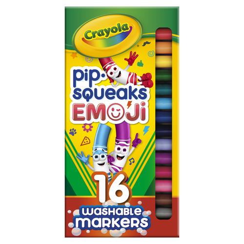 Washable Markers Crayola Emoji Stamp Markers (16ct) Washable