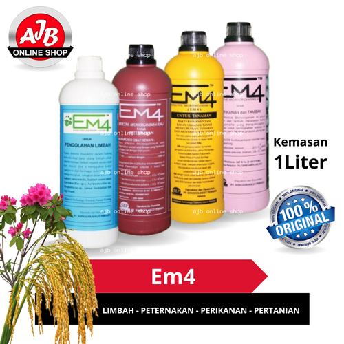 Jual EM4 MIKRO ORGANISME PERTANIAN PETERNAKAN PERIKANAN PENGOLAHAN ...