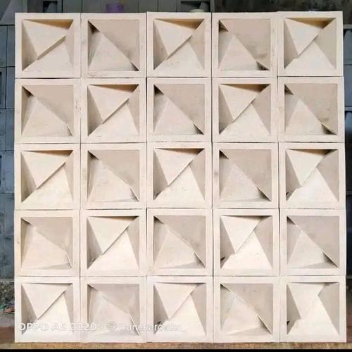 Jual roster beton / roster minimalis / roster motif durian - Abu-abu ...