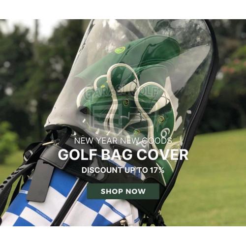 Promo Transparent Golf Bag Cover Penutup Atas Tas Stick Club