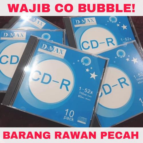 Jual CD-R D-Max 700Mb 1 keping Include Casing Mika - CD Dmax - Kota ...