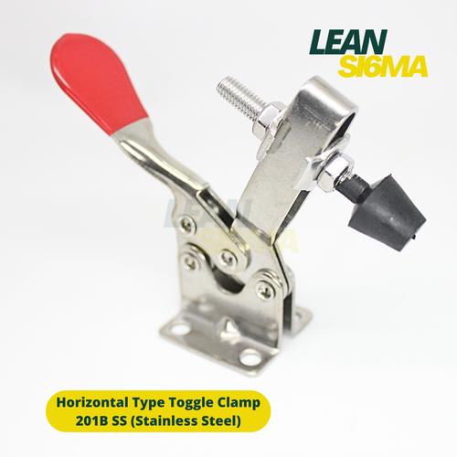 COLJOY Lot De 4 Clampes à Libération Rapide 201B - Horizontal, Capacité 90kg - Zinc