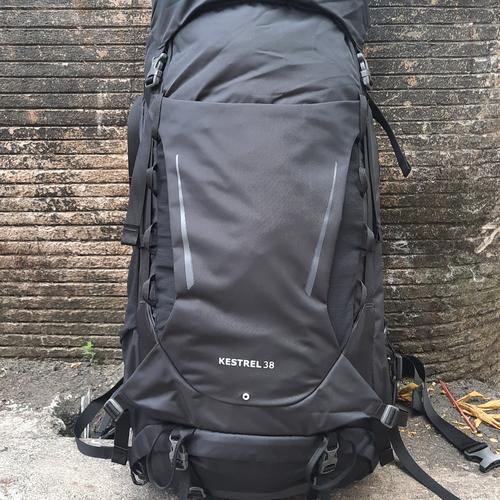 Jual OSPREY KESTREL 38 BLACK BACKPACK TAS HIKING TREKKING - Main Image