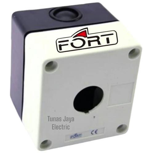 Jual Box Push Button Station 22mm 1 Lubang White / Yellow FORT - Kuning ...