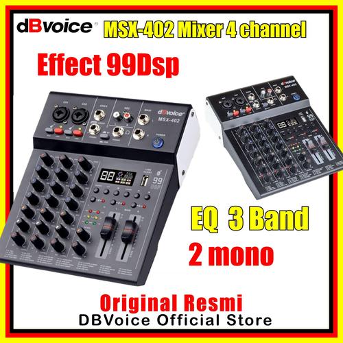 Mixers Audio 4 Channel Mixer, Dj Mixer Board Mixer Audio Bluetooth MP3