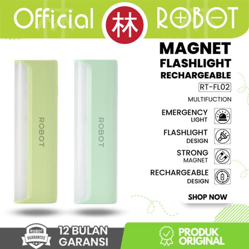 Promo Robot RT-FL02 Emergency Light Senter Rechargeable LED Mini ...