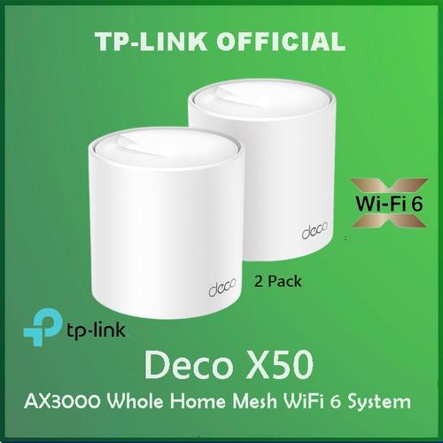 TP-Link Deco X50 2P AX3000メッシュWi-Fi 6システム 2個パック（楽天 