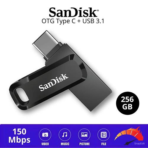 Jual Sandisk Flashdisk Ultra OTG Type C HP 256 GB Dual Drive USB 3.1 ...