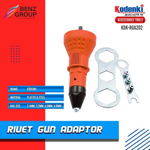 Jual Kodenki Rivet Gun Adaptor Adapter Konverter Paku Rivet Rifet Dari ...