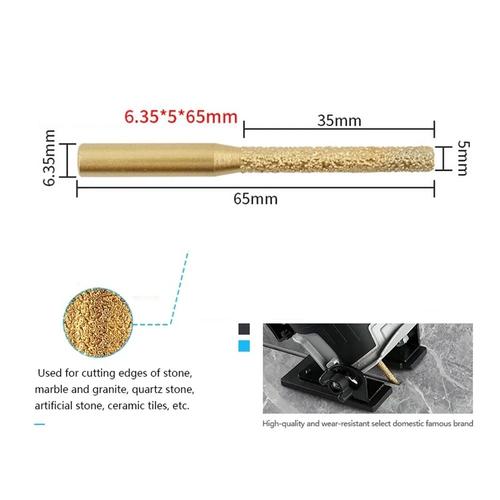 Jual Mata Profil CNC Diamond Mata Router Keramik 6.35mm Mata Ukir Batu ...