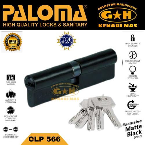 Jual PALOMA KUNCI Double Cylinder CLP 566 120MM Computer Key HITAM ...