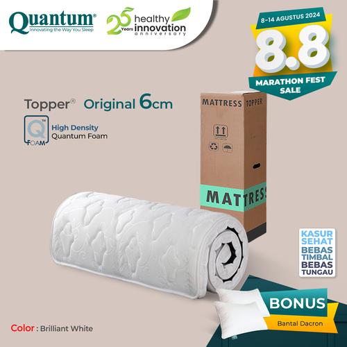 Promo Quantum Mattress Topper 6cm / Kasur Springbed Spring Bed