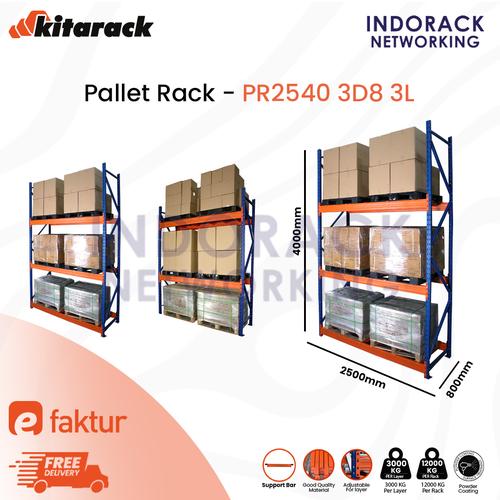 Jual KITARACK Rak Pallet 3 TON Racking Pallet Heavy Duty Panjang 2.5M ...