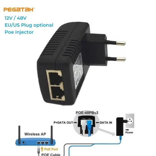 Jual POE Injector 48V 0,5V EU Plug For IP Camera POE Power