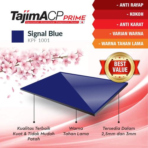 Promo ACP Aluminium Composite Panel TAJIMA 3mm Indoor - Signal Blue ...