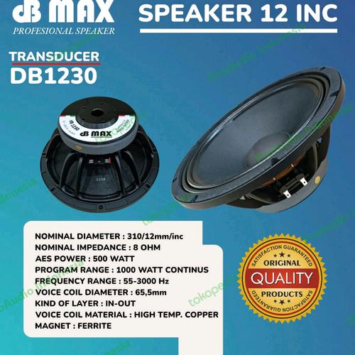 Jual SPEAKER KOMPONEN 12 INCH | dB MAX - Kota Surabaya - ProAudio ...