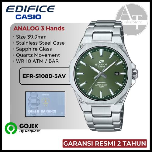 Jual Jam Tangan Pria Casio EDIFICE EFR-S108D-3AV EFRS108D ORIGINAL