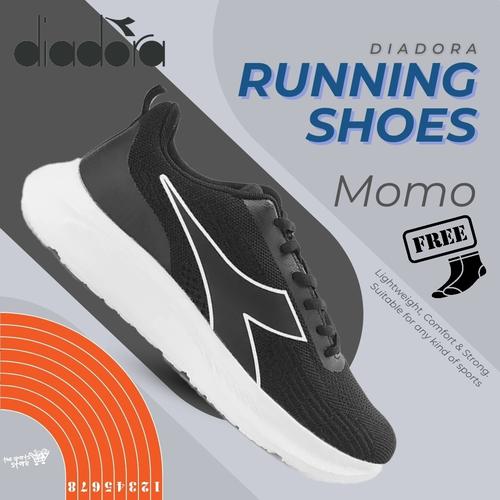 Sepatu Running Diadora MOMO Black Running Shoes Original 43 di Kai  Sports Store Tokopedia