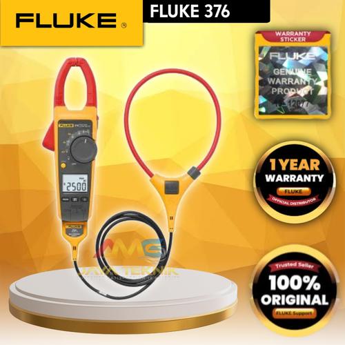 Jual FLUKE 376 True RMS AC/DC Clamp Meter With IFlex Complete Set ...