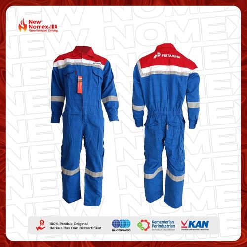 Jual Wearpack Coverall Pertamina Anti Api Nomex lllA Original - Merah ...