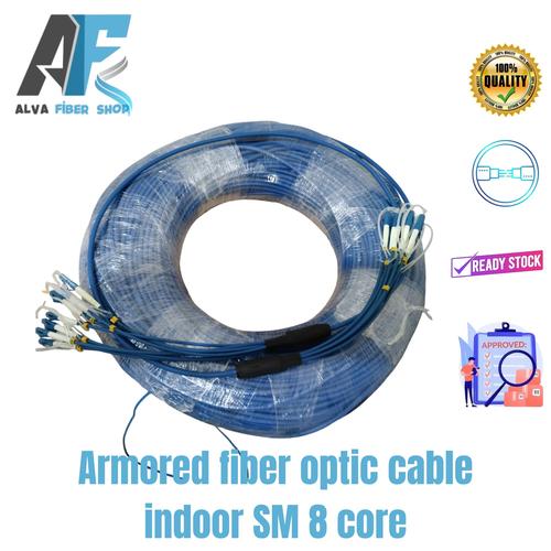 Jual Armored fiber optic cable singlemode 8 core 200 meter with ...