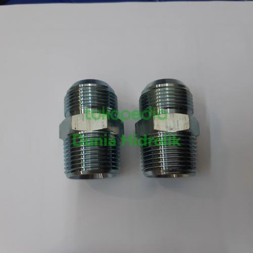 Nepple Injector Jual Dobel nepple 1 1/4 npt x jic / Nepple Hidrolik 1-1/4 NPT x JIC ...