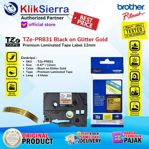 Brother Label TZE-PR831 Tape Cassette | Brother | Harga Rp 245.000 | Plaza IT - View #11