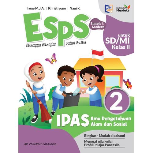 Jual Buku ESPS Ipas Kelas 2 SD penerbit erlangga buku Original Kota