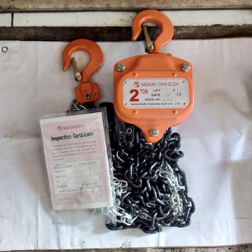 Jual chain block 2ton x 5meter Nagasaki Japan Jakarta Barat AL JAYA