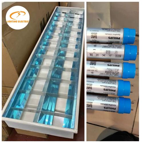 Jual Kap Lampu Rm 2x36 kap RMI set Led t8 2x18 Corepro Core pro Philips ...