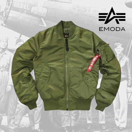 Jual Emoda x Alpha Industries ma 1 bomber jacket (ma1 m65 m43 m51
