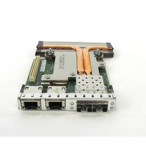 Carte Fille Dell C63DV – Intel X520 DP10G + I350 Quad Port, Pour PowerEdge R730