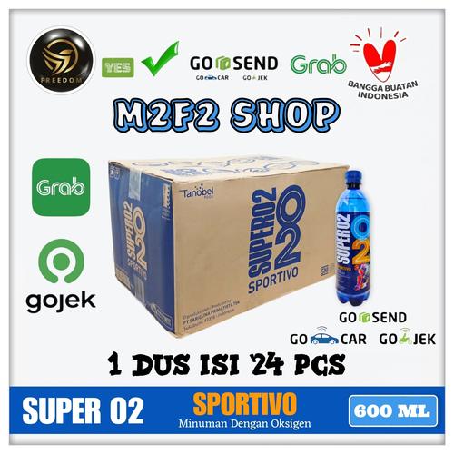 Jual Air De Mineral Oksigen Super O2 Sportivo Botol Pet 600 ml Harga