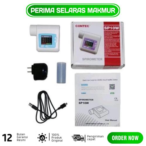Spiromètre Digital Portable CONTEC SP70B – Mesure La Fonction Pulmonaire Avec Bluetooth – Neuf