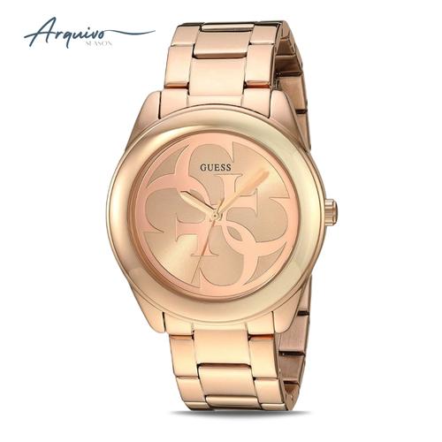 Promo Jam Tangan Guess Wanita G Twist Rose Gold Stainless Steel