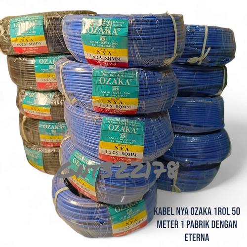 Jual Kabel NYA 1,5 dan 2,5mm Kawat Tembaga Tunggal Ozaka (Pabrikan