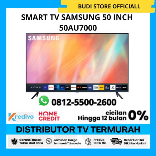 Jual TV SAMSUNG 50AU7000 50 INCH 4K UHD SMART TV AU7000 JABODETABEK