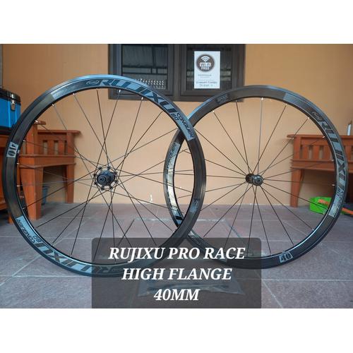 Jual Wheelset Rujixu 30mm 40mm 700c Model G3 Spoke Black Edition