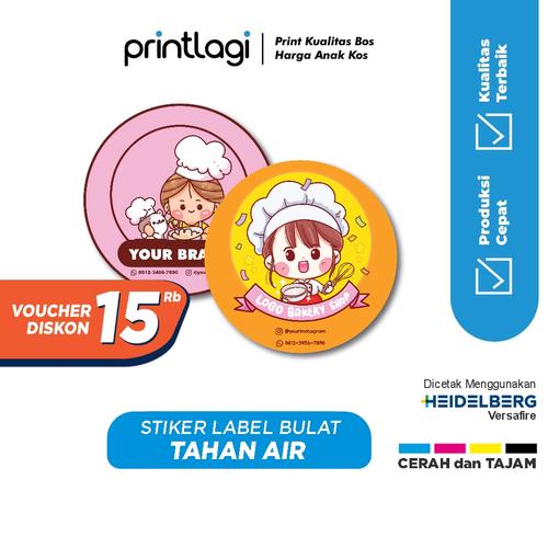 Jual Cetak Stiker Label Kemasan / Stiker Vinyl / Print Sticker Cutting Jual Cetak Stiker Label Kemasan / Stiker Vinyl / Print Sticker Cutting